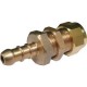 waterdicht schot mondstuk 1/4" brons