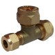 Ongelijke Gas Tee 3/8 "X 5/16" X 3/8