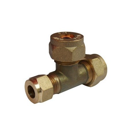 Ongelijke Gas Tee 3/8 "X 5/16" X 3/8