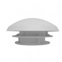 Paddestoel vent (ABI), Airflow 2300sq mm, Wit. HDK1019W