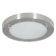 Plafondlamp mat chrome 310mm